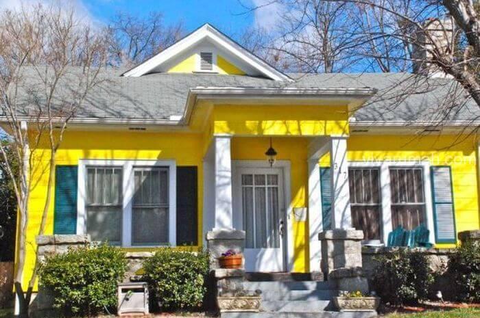 Cat Rumah Minimalis Warna Kuning