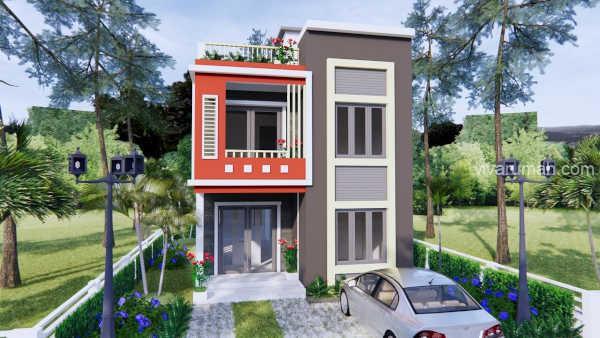 Desain Rumah Minimalis 2 Lantai Mewah