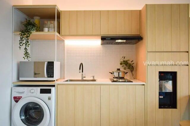 Laundry Room yang Menyatu dengan Dapur