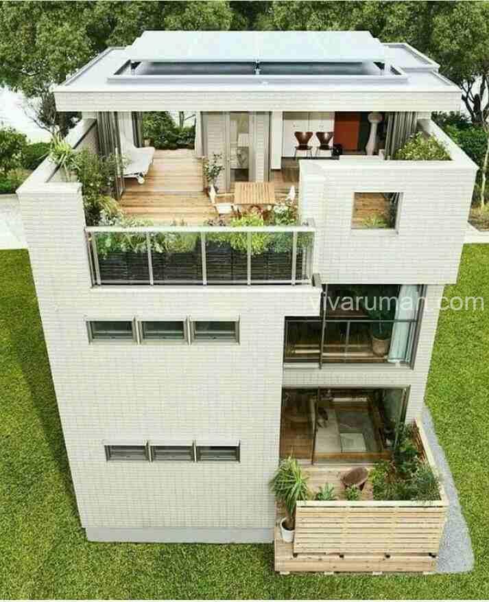 Desain Rumah dengan Rooftop 1