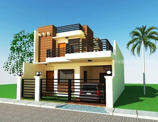 Desain Rumah dengan Rooftop 2