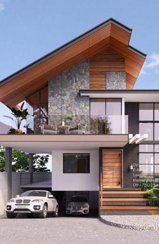 Rumah Minimalis dengan Desain Kayu