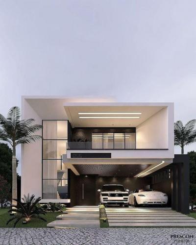 Rumah minimalis 2 lantai mewah modern